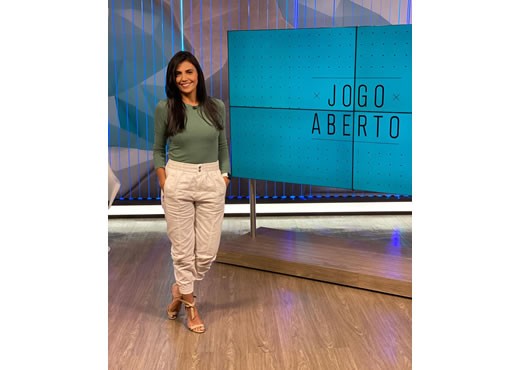 Milene Rios de Capim Grosso estreia como apresentadora na Band Bahia