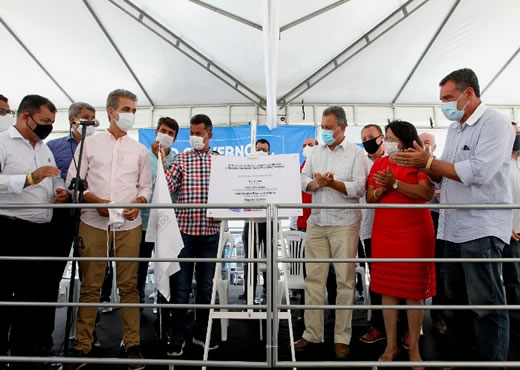 Prefeito Sivaldo Rios e o Governador Rui Costa inauguram importantes obras no município
