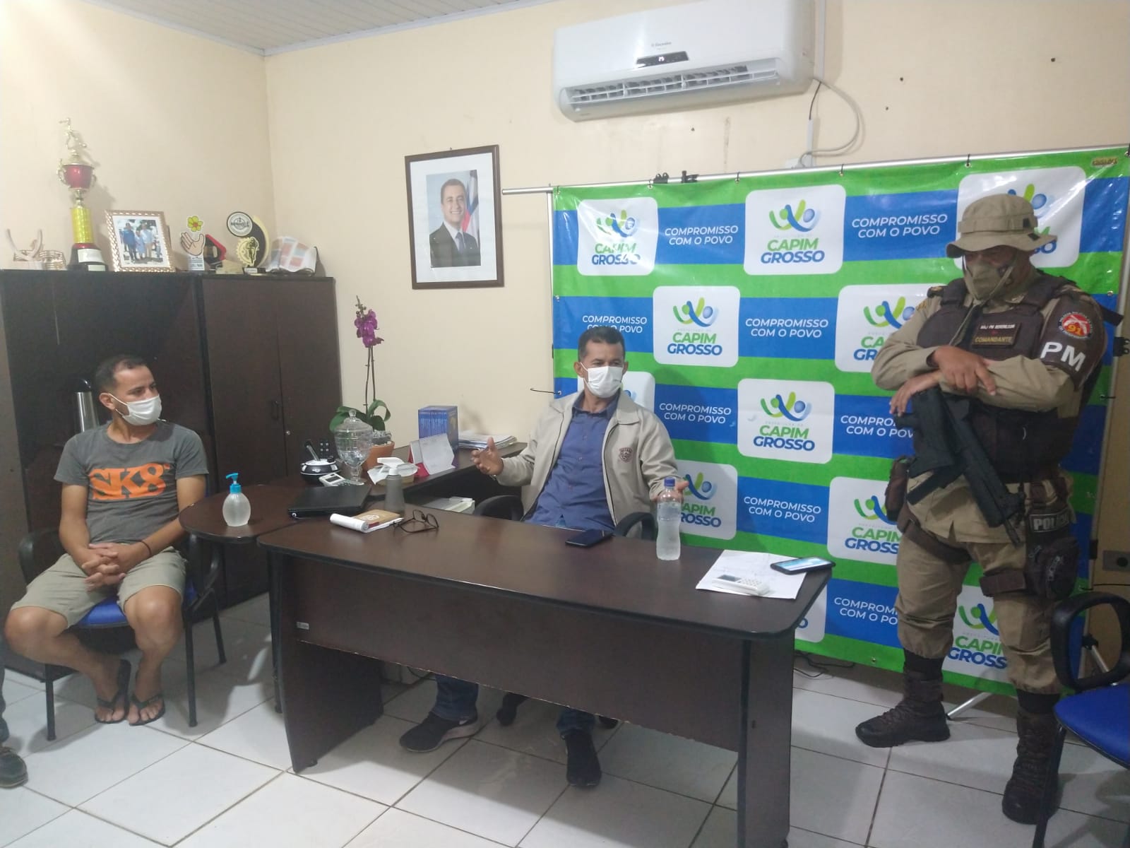 Major Berenilson diz que vai ter apoio da PETO e RONDESP para o fim de semana em Capim Grosso