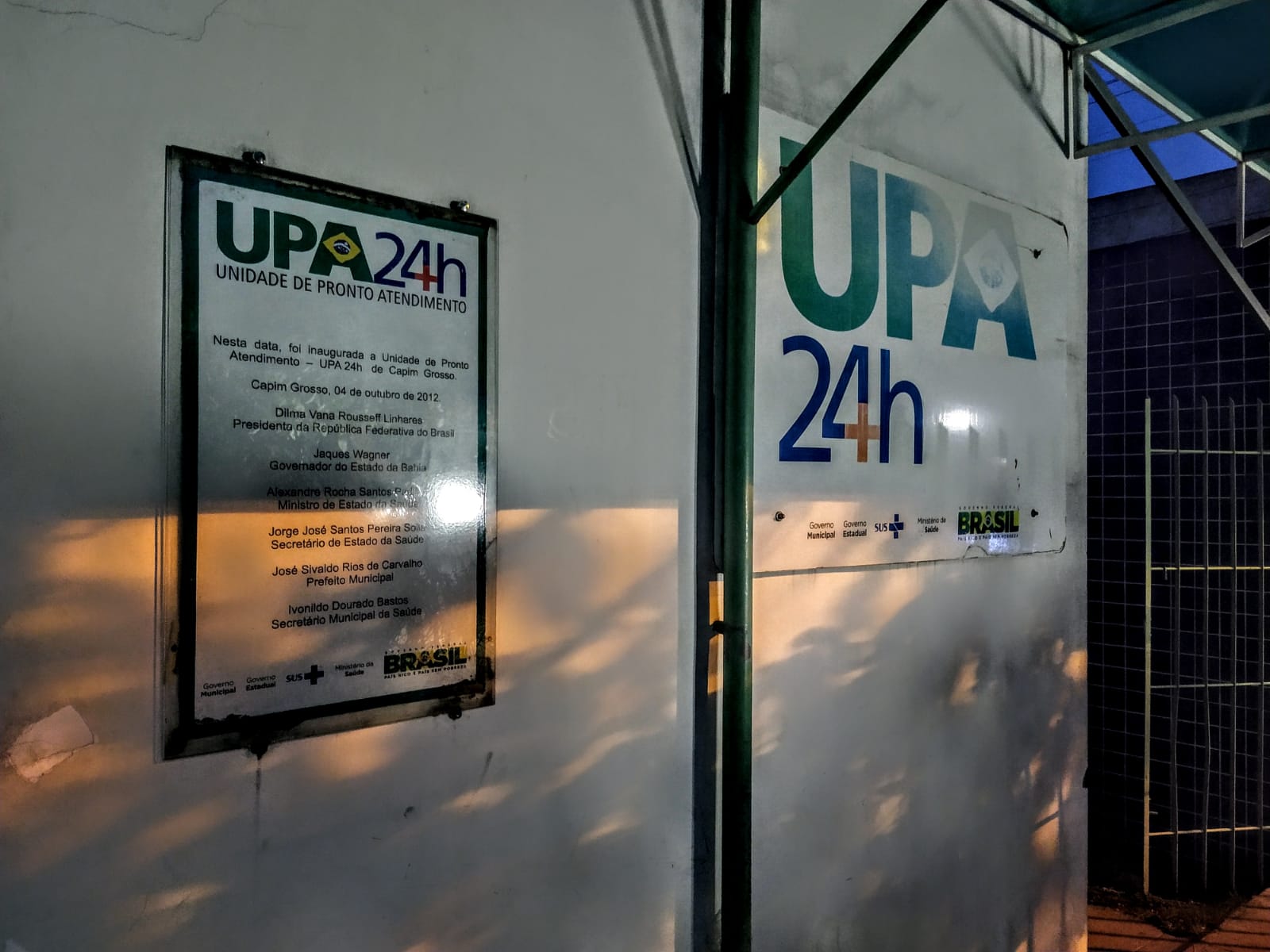 A UPA de Capim Grosso atendeu uma pessoa vítima de facada e outro atingida por tiro durante o fim de semana