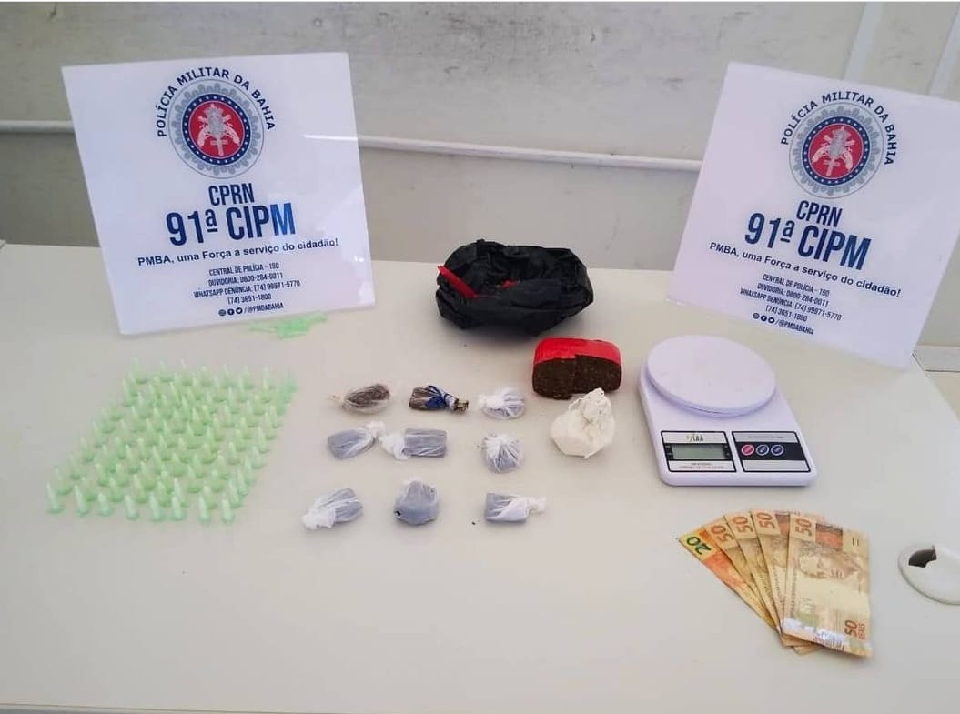 91ª CIPM REALIZA APREENSÕES DE DROGAS E RECUPERA VEÍCULOS NA CIDADE DE SERROLÂNDIA